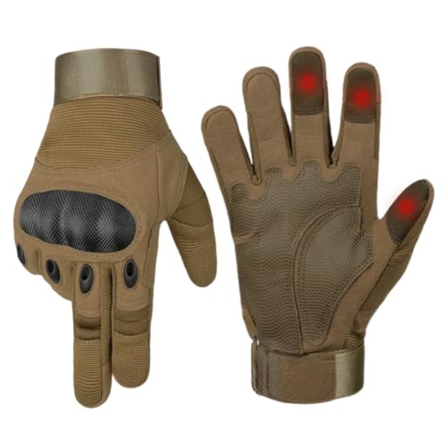 Cycling Glove Padded - Utility Gloves for Men, Motorcycle Glove