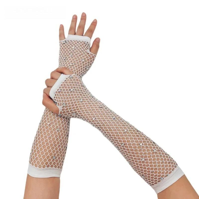 Wedding Breathable Fingerless  - огляд і ціна Fingerless Glove Knit