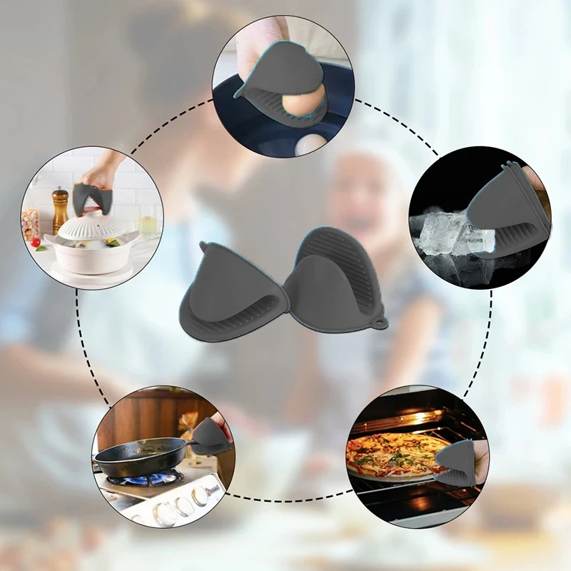 2pcs Mini Oven Gloves Silicone - огляд і ціна Oven Mitt Silicone