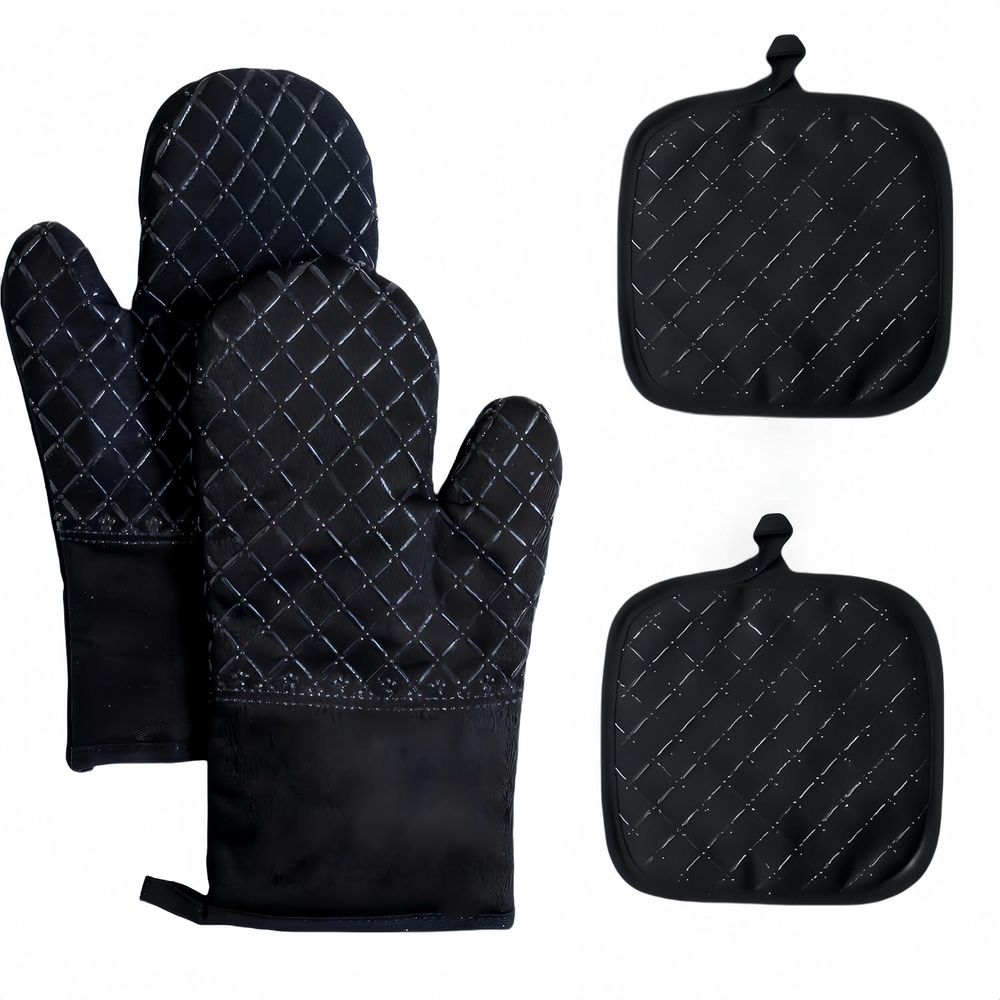 4-Piece Set, Extended Kitchen  - огляд і ціна Oven Mitt Silicone