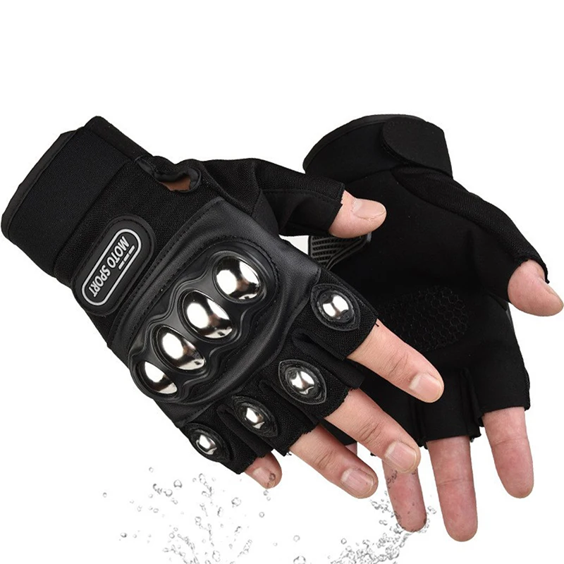 Half Finger Protective Motorcy - огляд і ціна Motorcycle Glove Knuckle