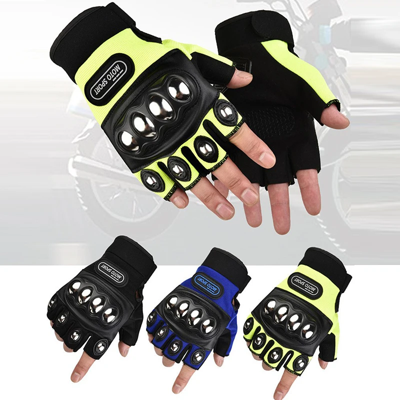 Half Finger Protective Motorcy - огляд і ціна Motorcycle Glove Knuckle