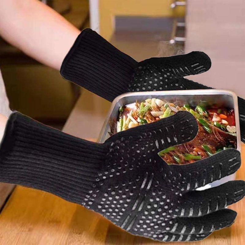 Explosive High Temperature Glo - огляд і ціна Oven Mitt Silicone