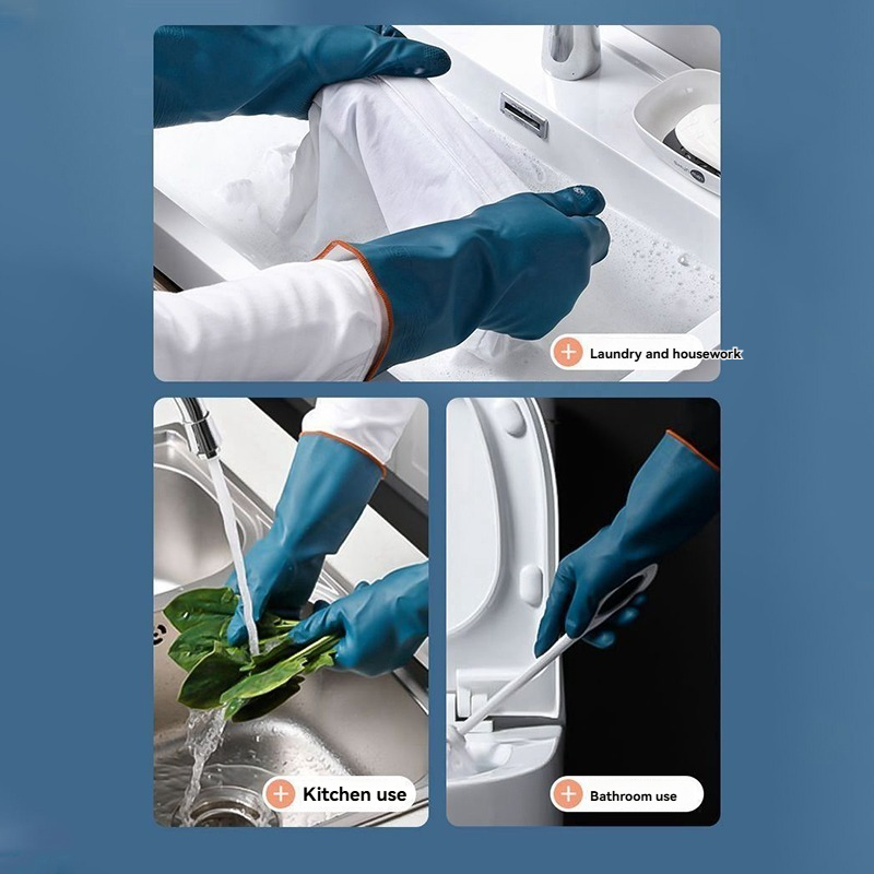 2/4 Pairs Waterproof Gloves wi - огляд і ціна Rubber Glove Cleaning
